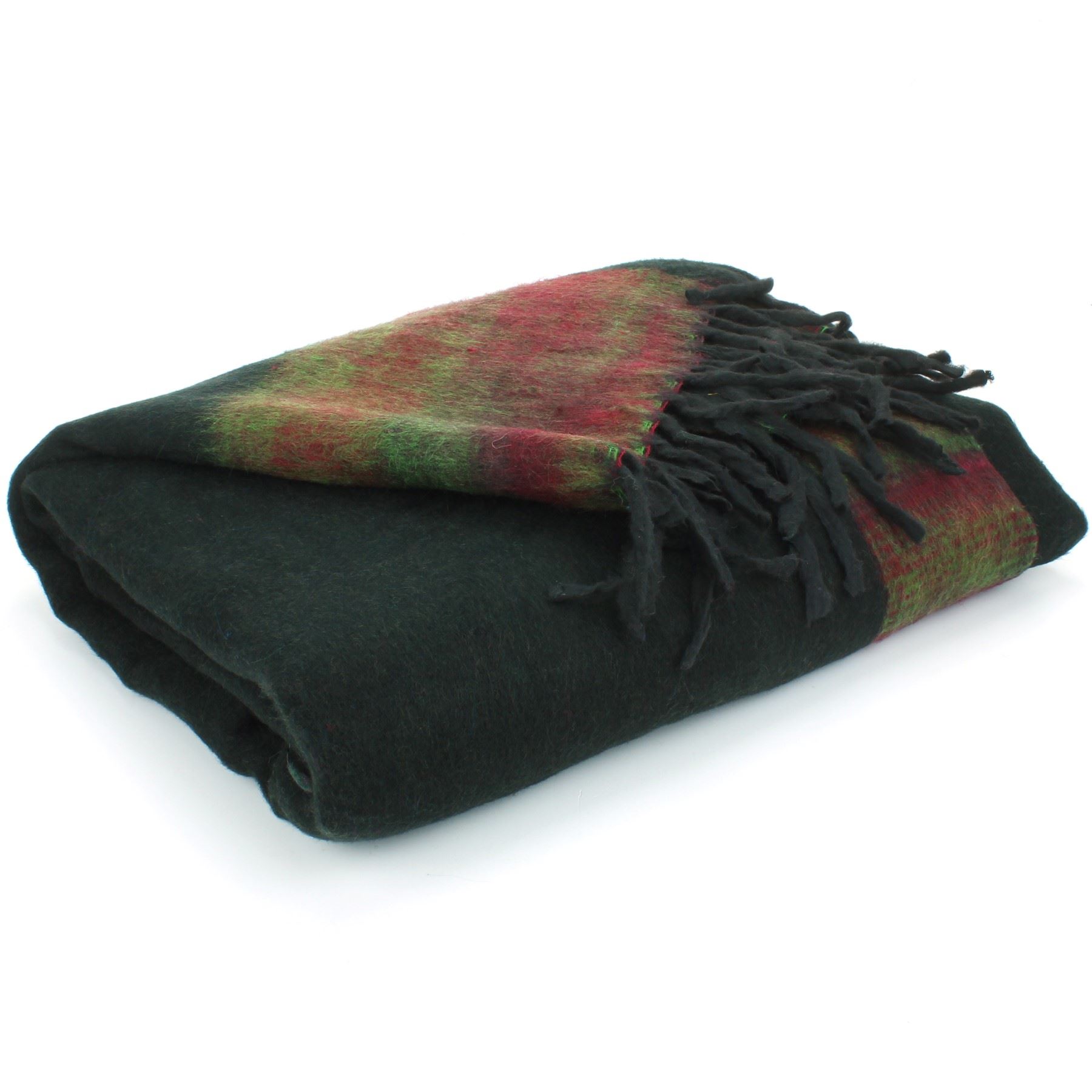 Tibetan Wool Blend Shawl Blanket Wrap Throw Boho Meditation Travel - Picture 10 of 230