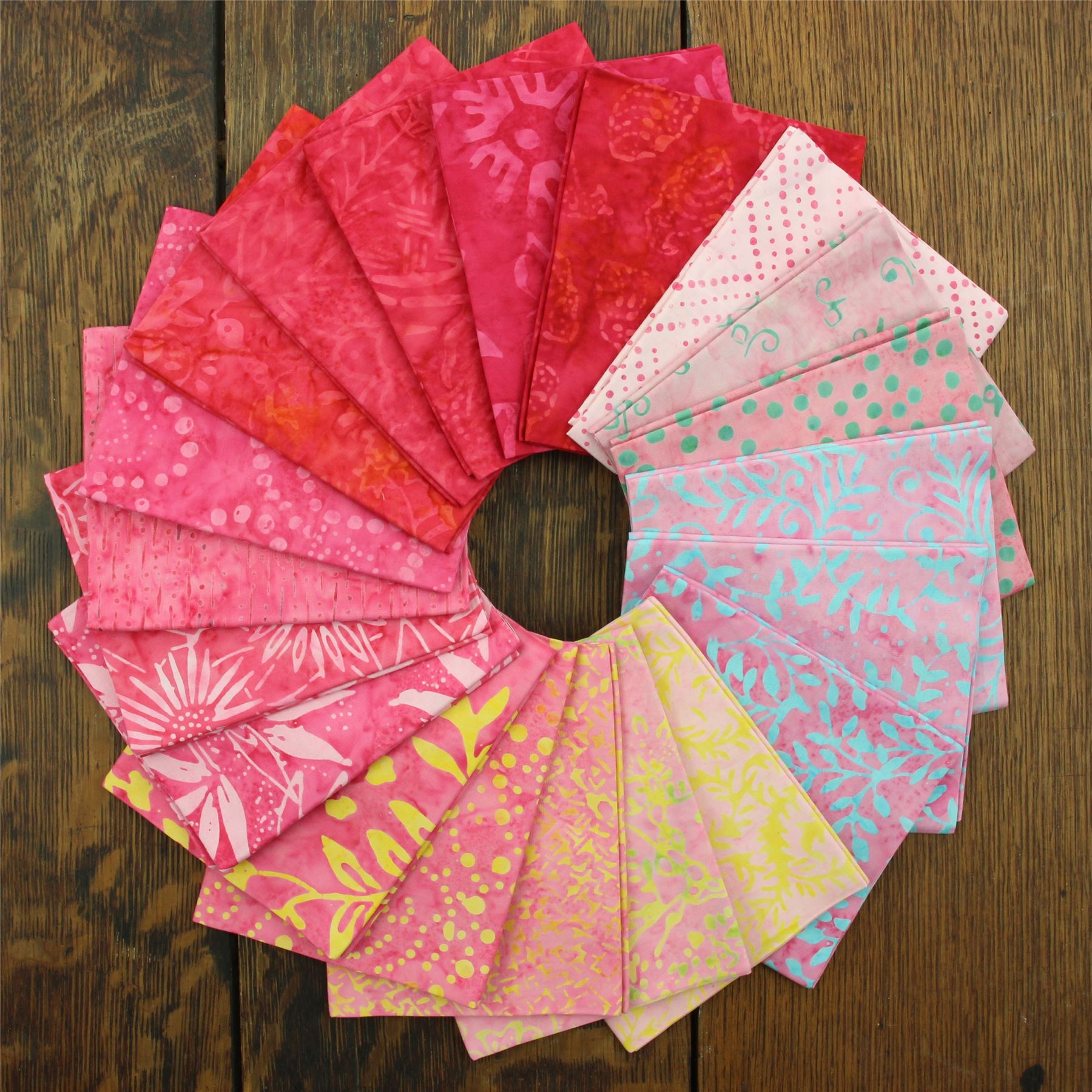 Baumwolle Batik vorgeschnitten Stoff Fat Quarter Quilten Patchwork 20" x 19" verschiedene Größen - Bild 50 von 275