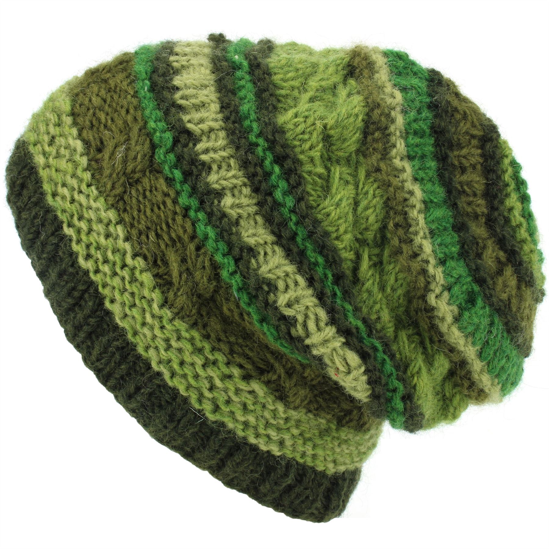 Wool Knit Beanie Hat LoudElephant Knitted Cap Warm Bean Winter - Picture 14 of 22