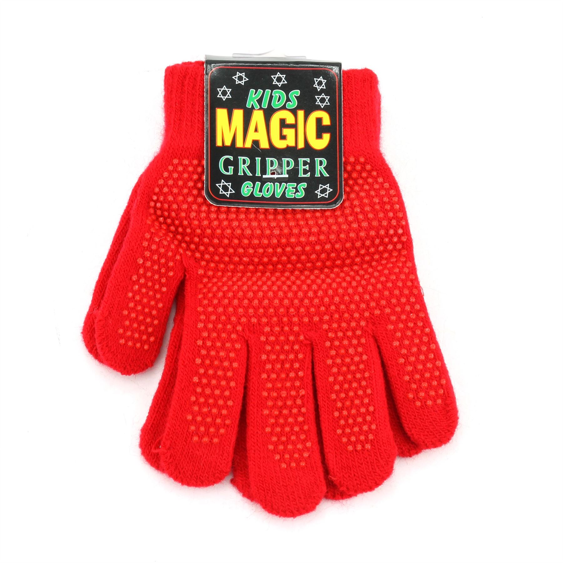 Kids Gripper Stretchy Gloves Magic Gloves Knitted Warm Non-Slip Winter Children - Picture 8 of 8