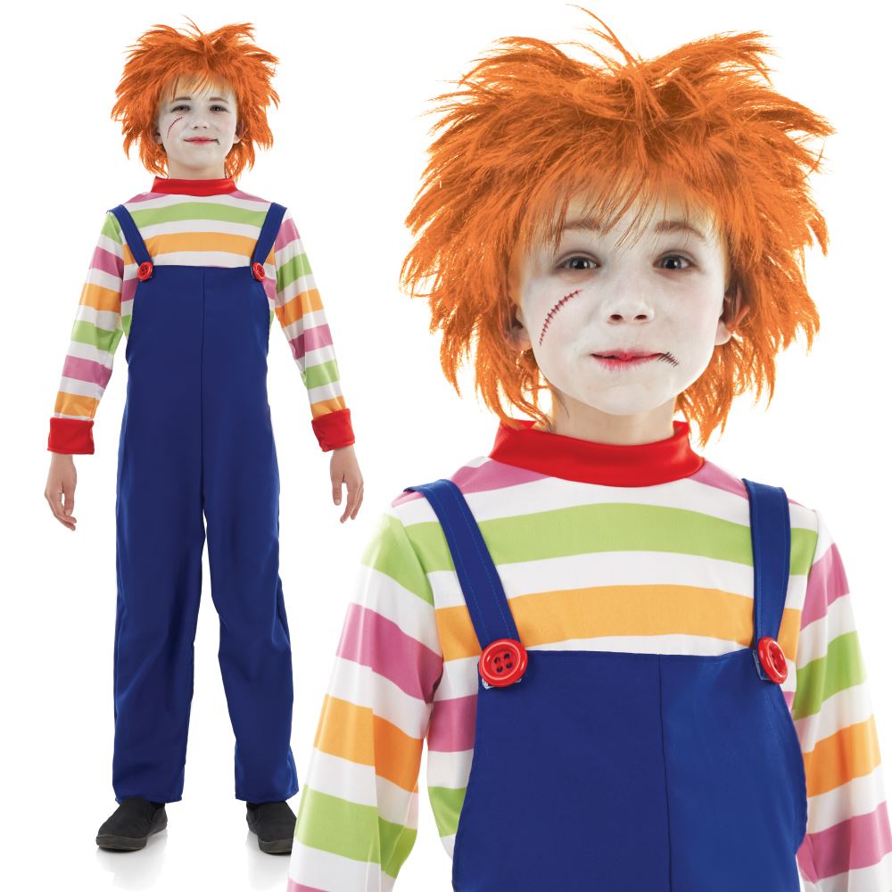 evil doll boys girls halloween costume chucky 80s