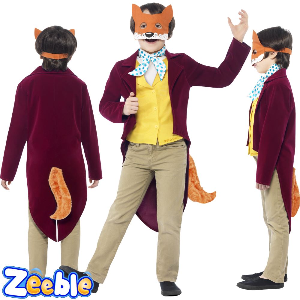Roald Dahl Day Costume Boys Girls Kids Fancy Dress Matilda Charlie
