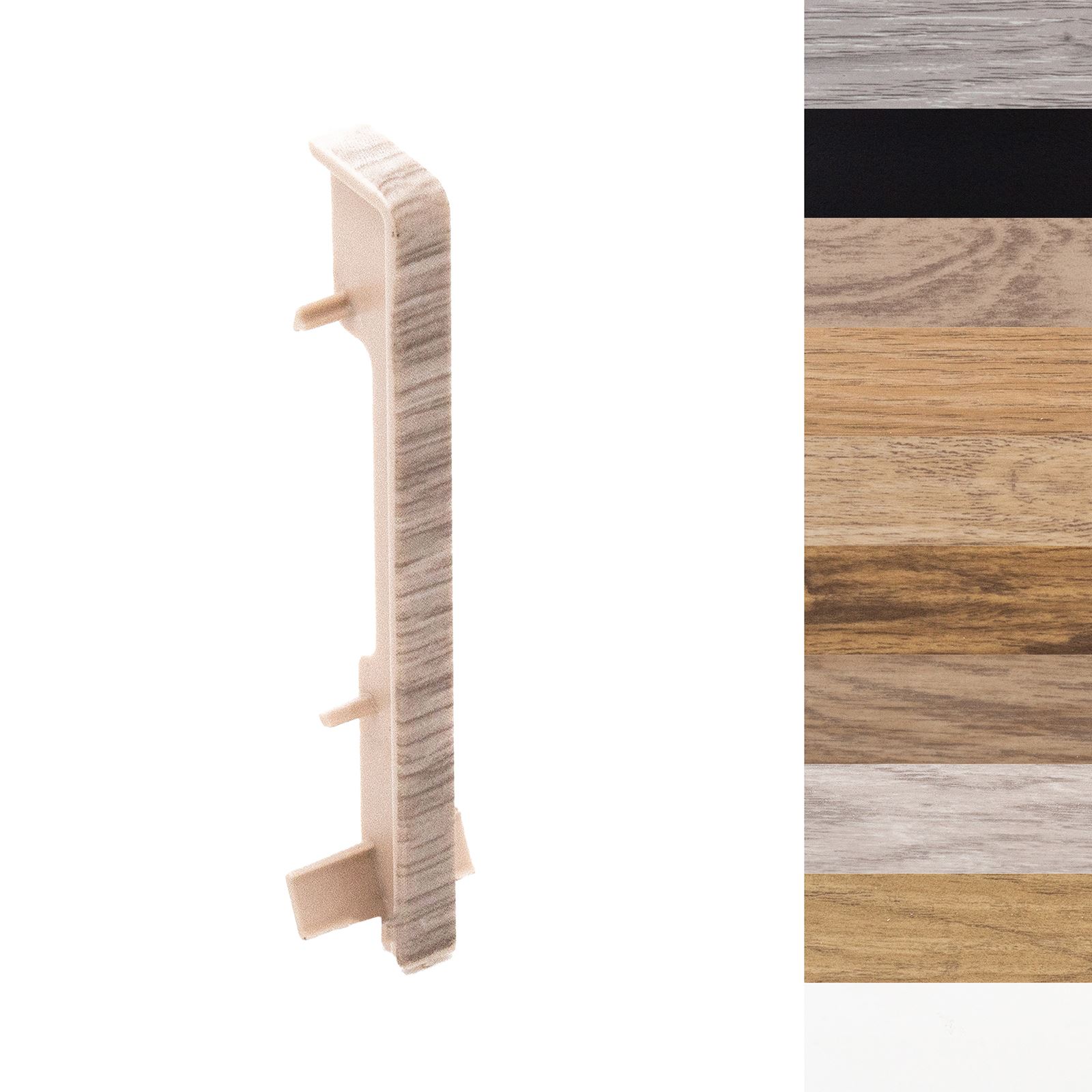 Masterline PVC Skirting Board 80mm Cezar Accessories Corners Trims Cable Channel
