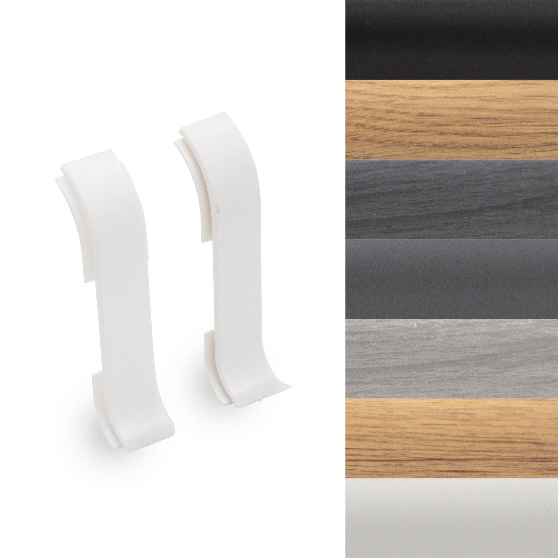 Premium PVC Skirting Board Cezar Classic Accessories Corners Trims Cable Channel