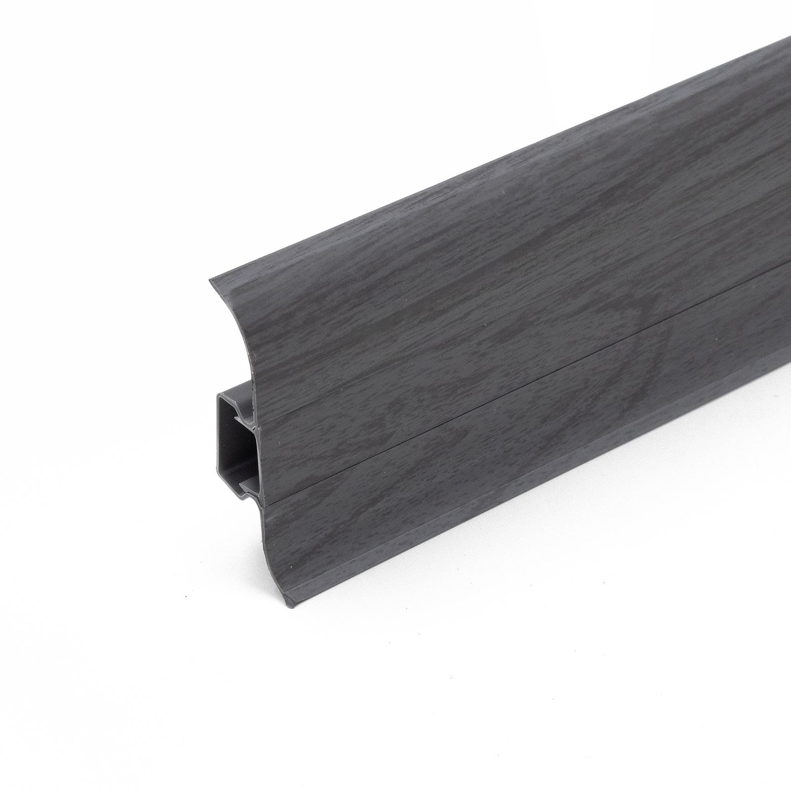 Premium PVC Skirting Board Cezar Classic 59mm Cable Channel Tidy 2.2m