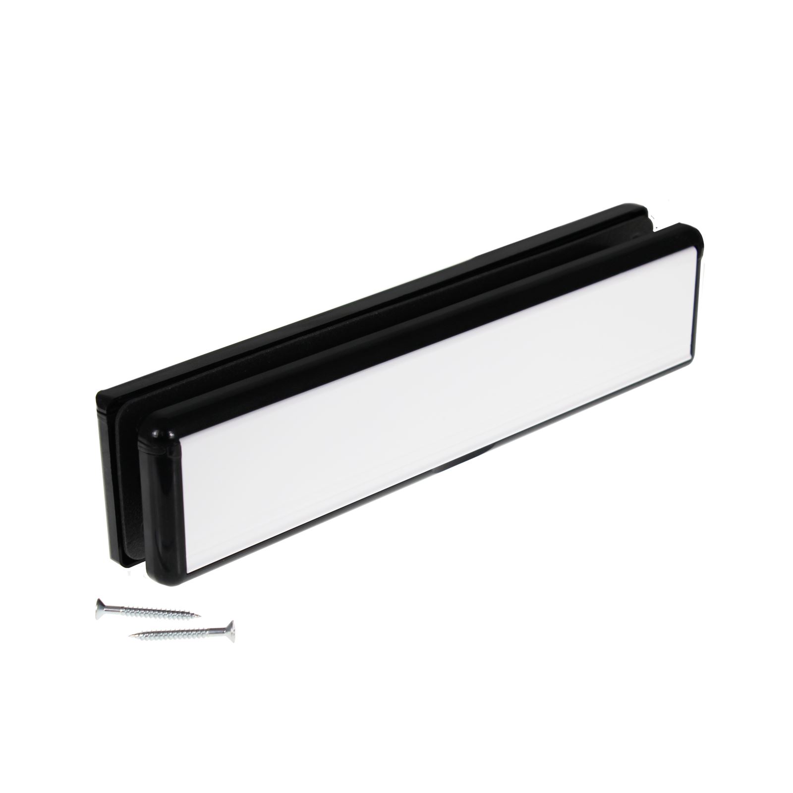 Yale UPVC Letter Plate Yale 10 & 12 Inch Door Letter Box White Gold Chrome Black - Picture 12 of 13