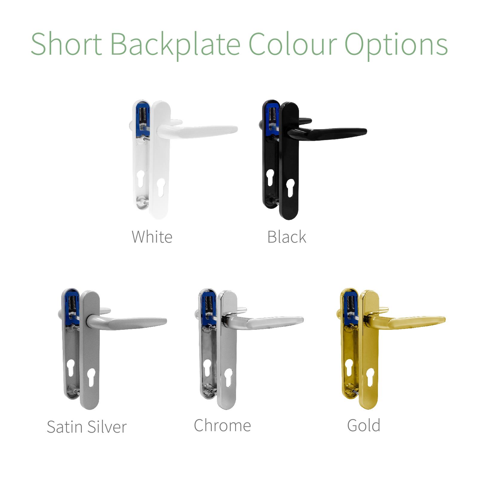 UPVC Door Handle Yale Trojan Sparta 92PZ Double Glazing Lever / Lever Pair Set - Picture 9 of 9