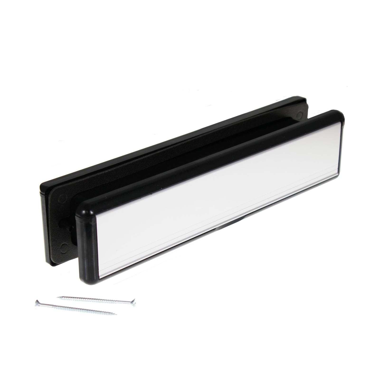 Yale UPVC Letter Plate Yale 10 & 12 Inch Door Letter Box White Gold Chrome Black - Picture 10 of 13