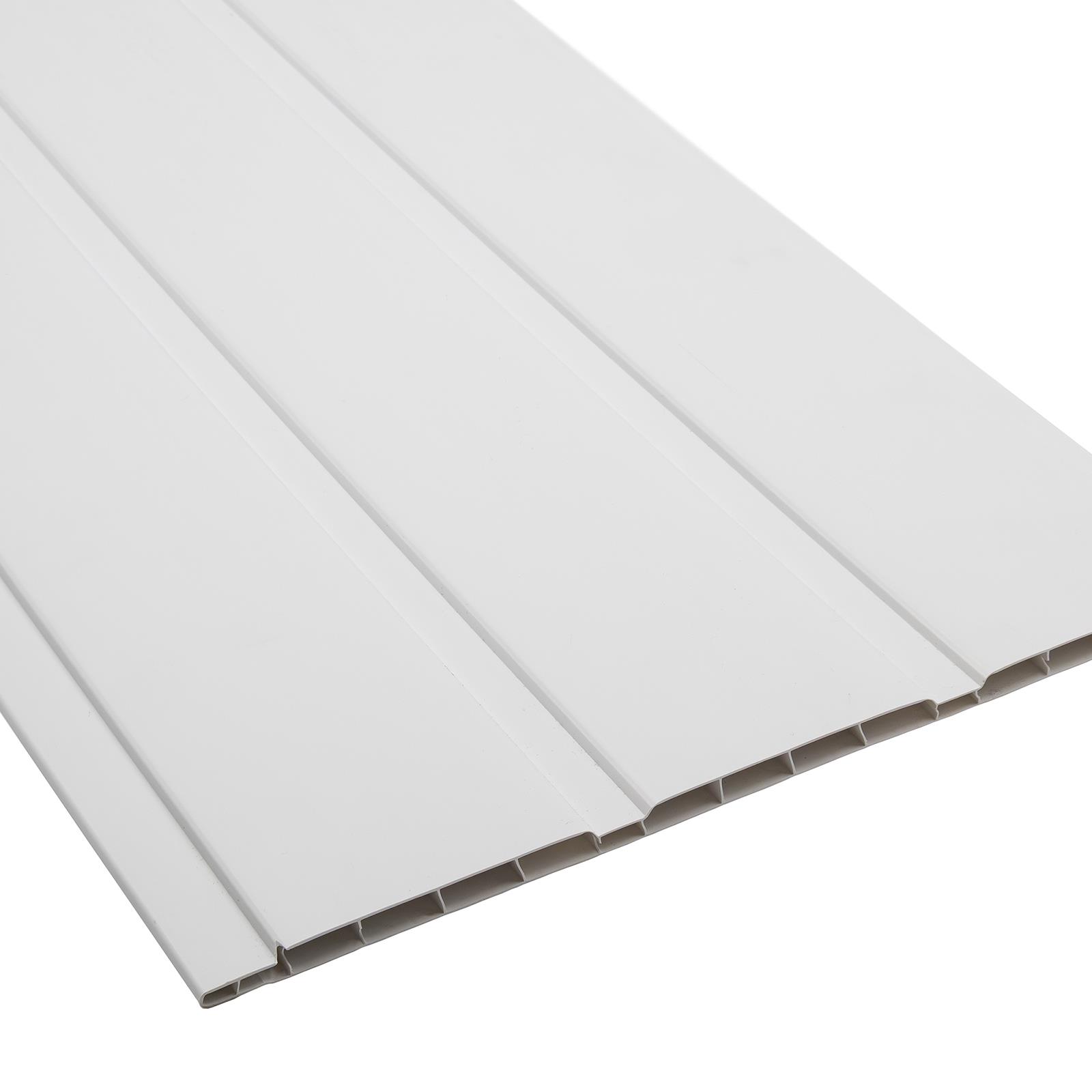 uPVC Hollow Soffit Board Roofline 9mm Cover General Multi Purpose Plastic PVC 5m - Picture 7 of 9