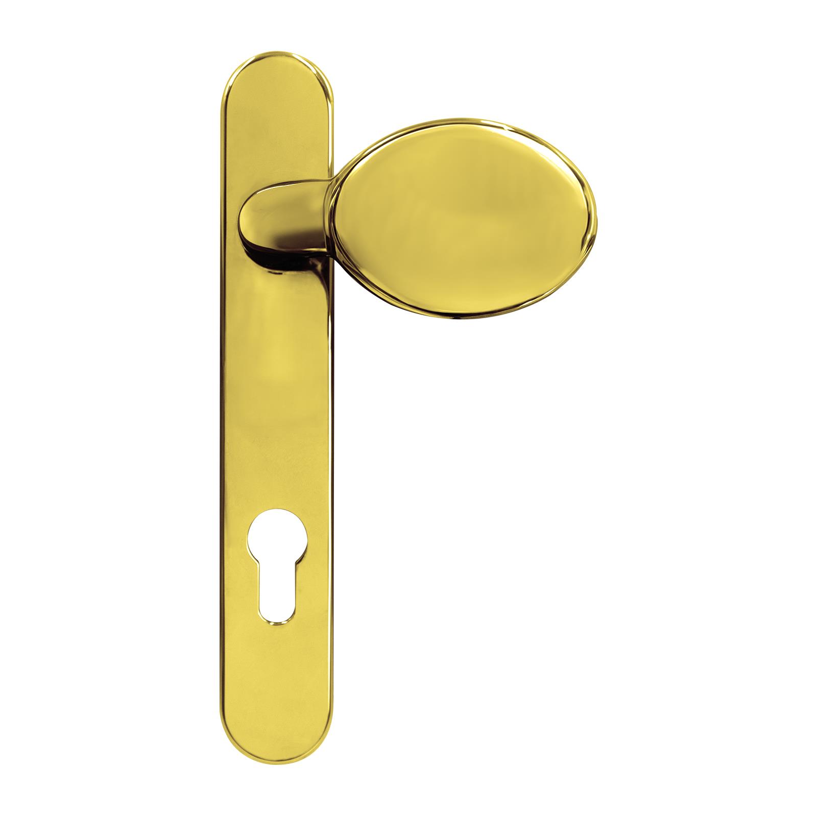 UPVC Door Handle Yale Trojan Sparta 92PZ Lever / Pad Pair Short Back Plate - Picture 13 of 20