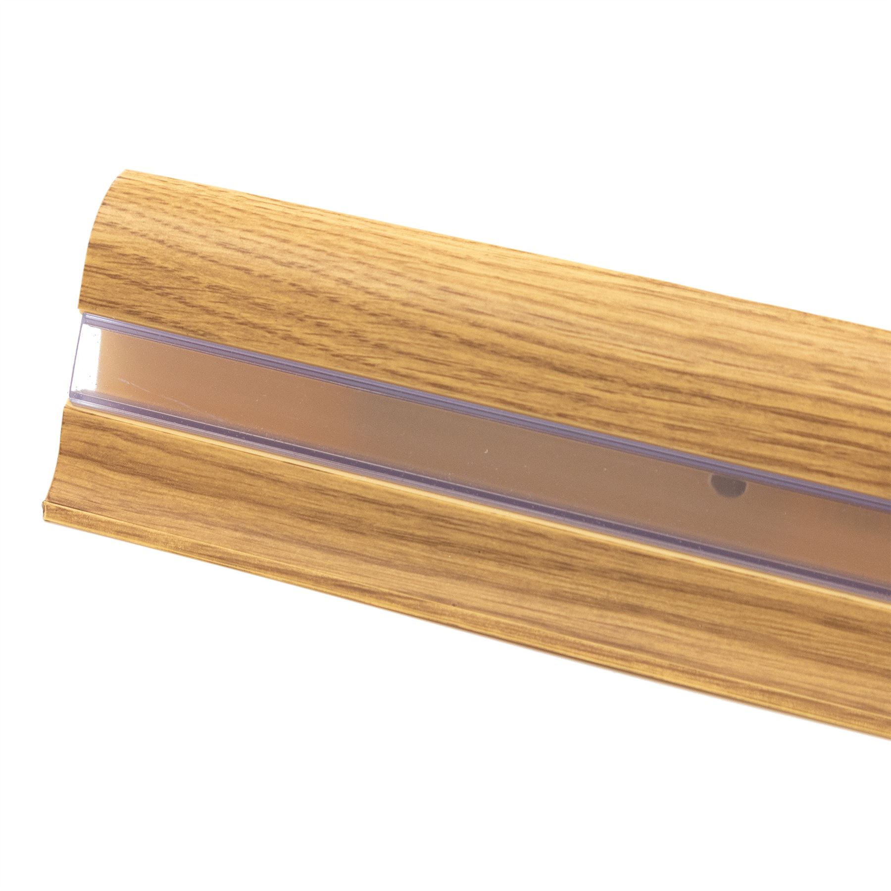 Premium PVC Skirting Board Cezar Classic 59mm Cable Channel Tidy 2.2m