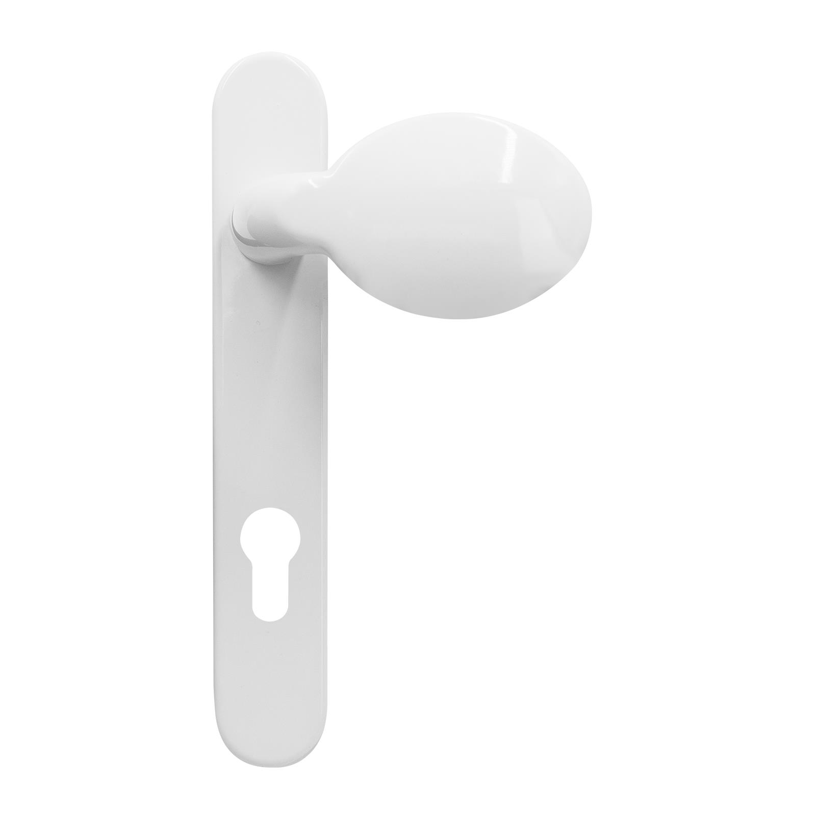 UPVC Door Handle Yale Trojan Sparta 92PZ Lever / Pad Pair Short Back Plate - Picture 19 of 20