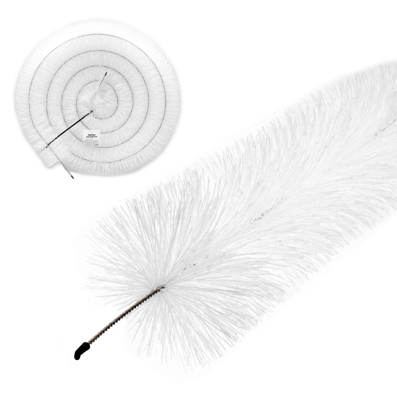 Gutter Brush Leaf Guard Debris Weather Protection FloPlast Guttering Filter 4m - Picture 11 of 12