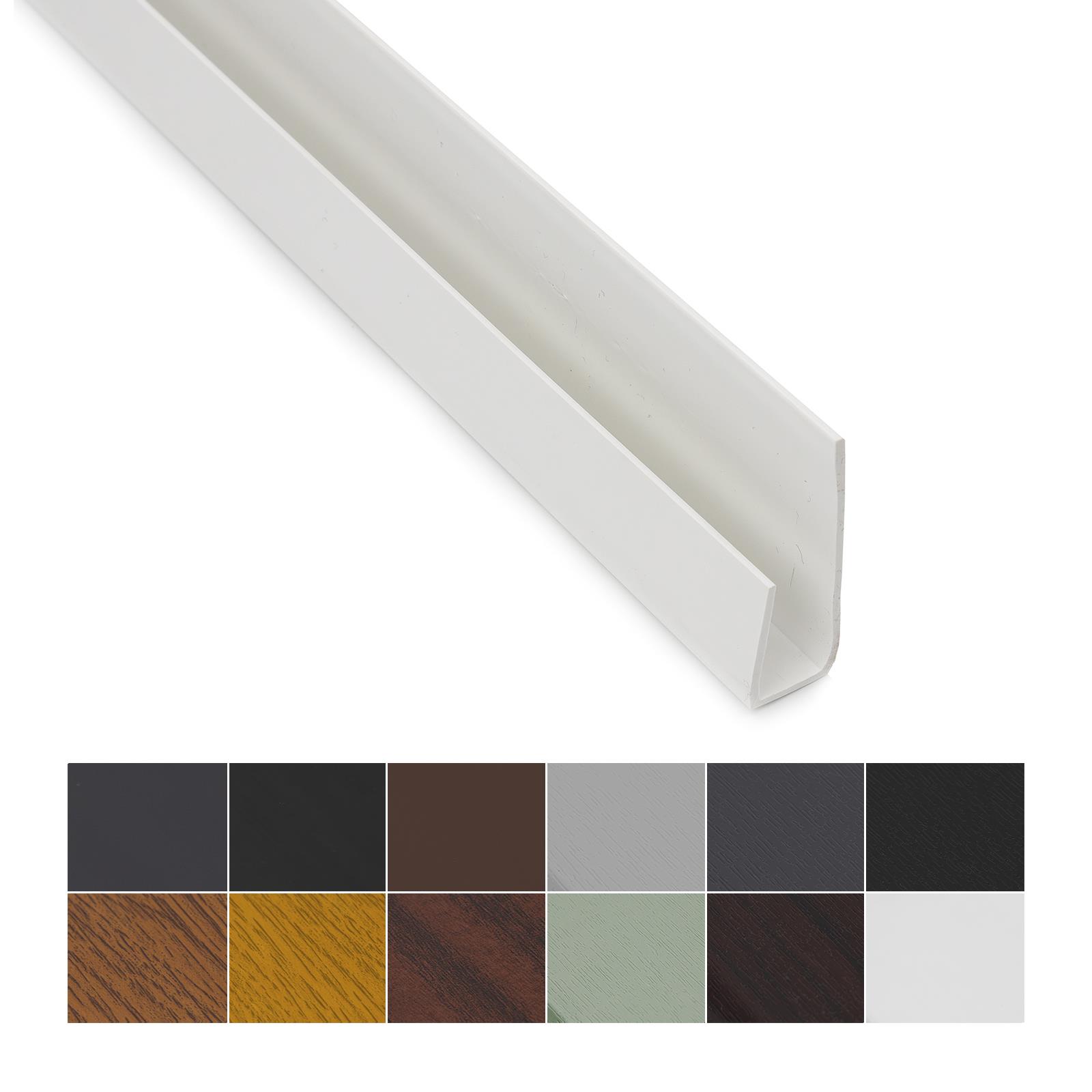 uPVC Hollow Soffit Board Roofline 9mm Cover General Multi Purpose Plastic PVC 5m - Picture 9 of 9