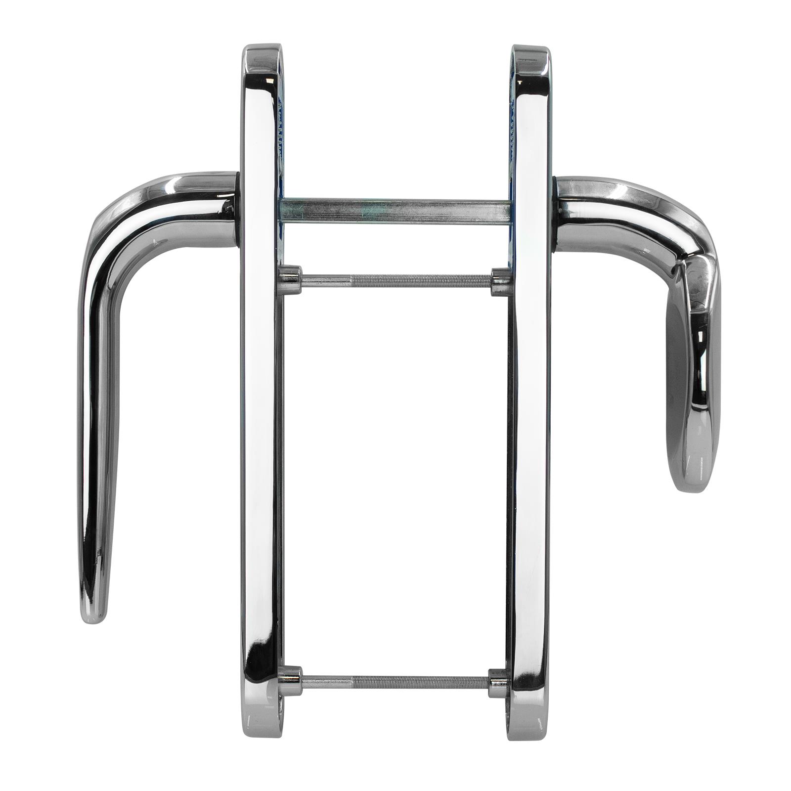 UPVC Door Handle Yale Trojan Sparta 92PZ Lever / Pad Pair Short Back Plate - Picture 11 of 20