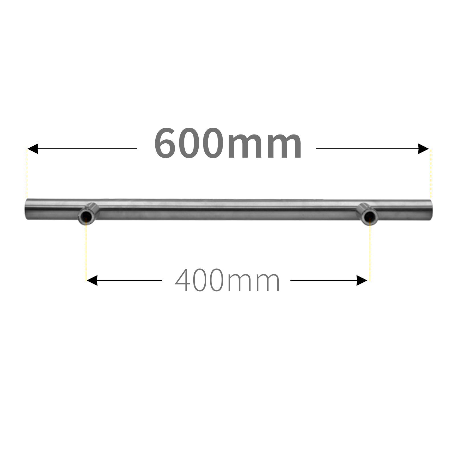 Door Pull Handle Stainless Steel Entrance Bar Composite Office Timber Push Entry - Picture 12 of 14