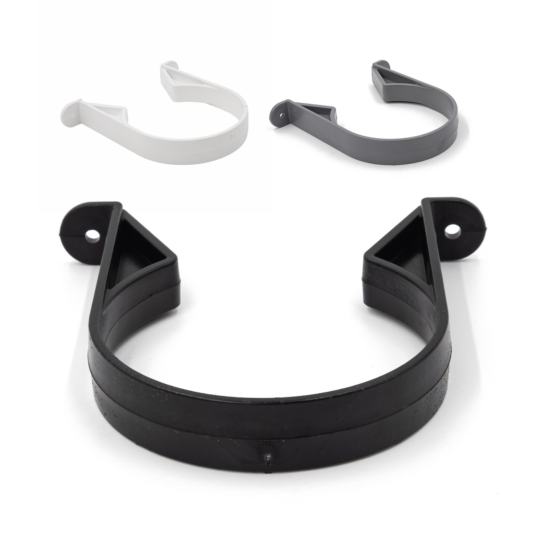 110mm Pushfit Soil Pipe Fittings, Bend Coupler Vent Strap Black Grey White UPVC