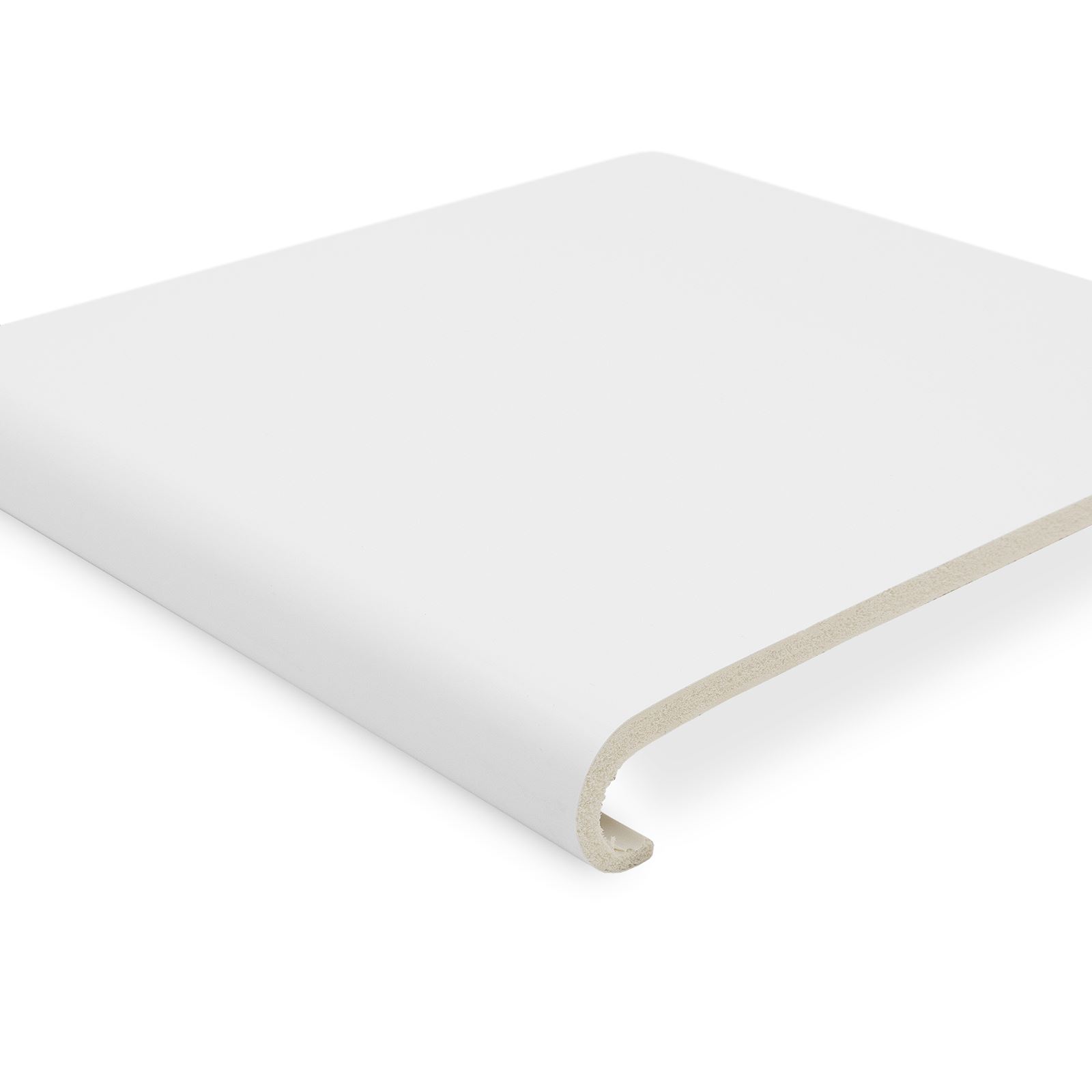 UPVC Bullnose Window Board – White, 5m X 240mm