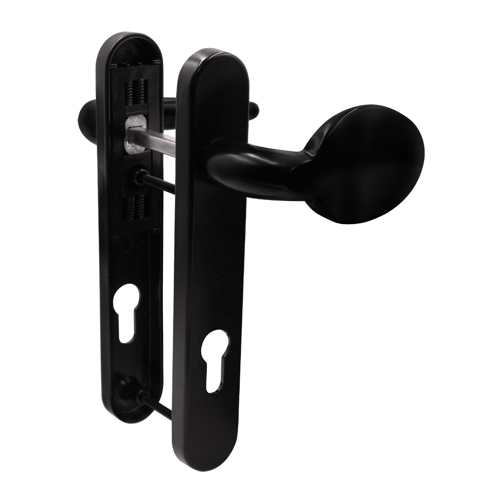UPVC Door Handle Yale Trojan Sparta 92PZ Lever / Pad Pair Short Back Plate - Picture 6 of 20