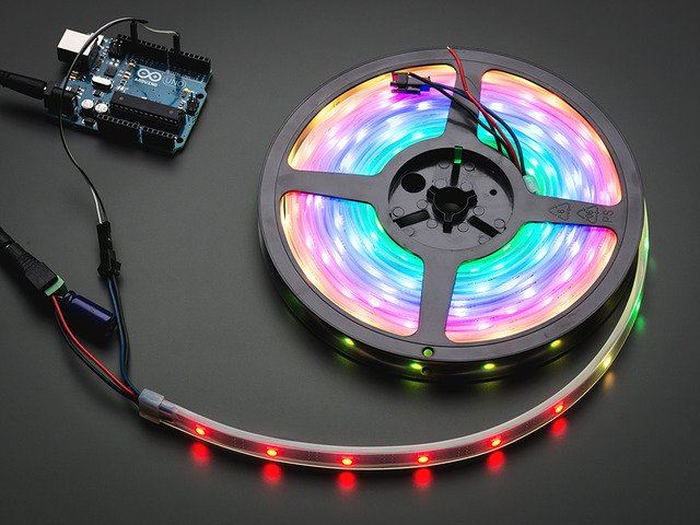 Adafruit DotStar Digital LED Strip Black 30 LED Per Meter
