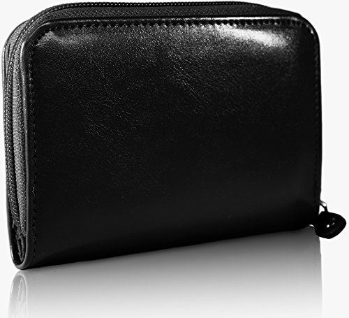KukuBird Owl Couple On Branches Pattern Medium Ladies Purse Clutch Wallet