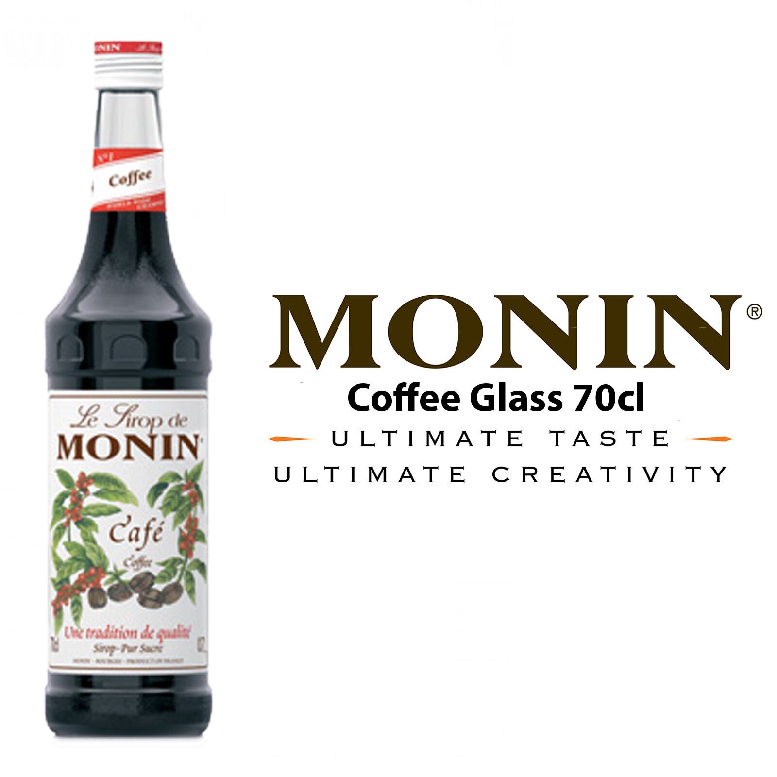 Monin Coffee Syrups 70cl Bottles AS USED BY COSTA COFFEE Select