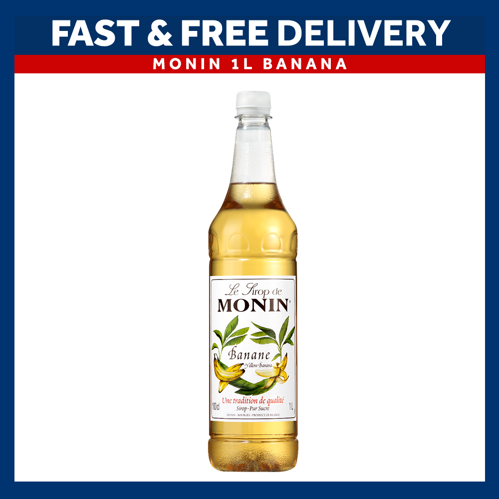 Monin 1L Syrups for Coffee & Cocktails Used by Costa Multiple