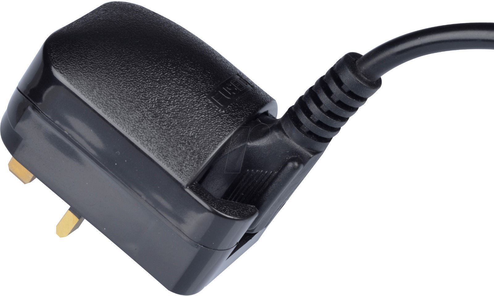 Power Connections SCP3 Round Body Euro Plug to UK Plug Adapter eBay