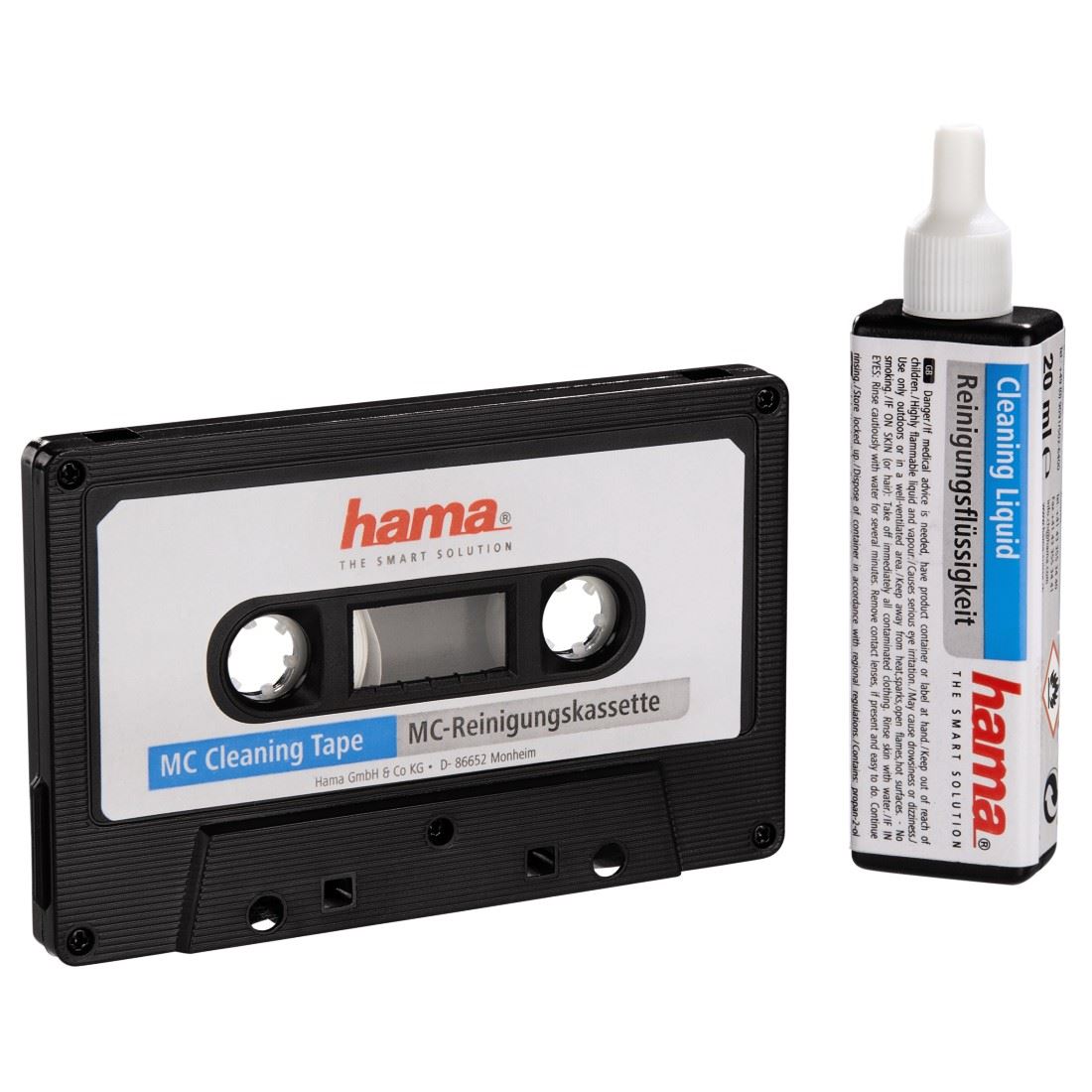 Hama MC Audio Cassette Head Cleaning Tape & Fluid 4007249447081 eBay