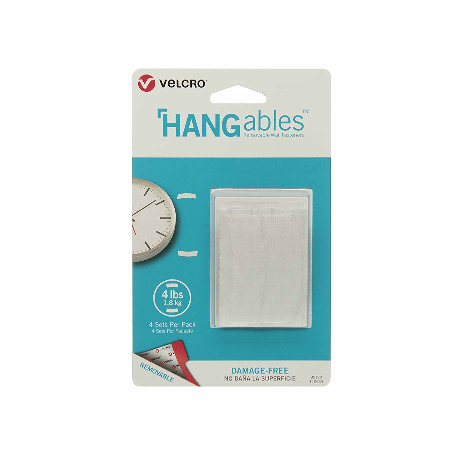 VELCRO® Brand HANGables™ Damage Free Removable Decorating Wall Hanging Fixing eBay