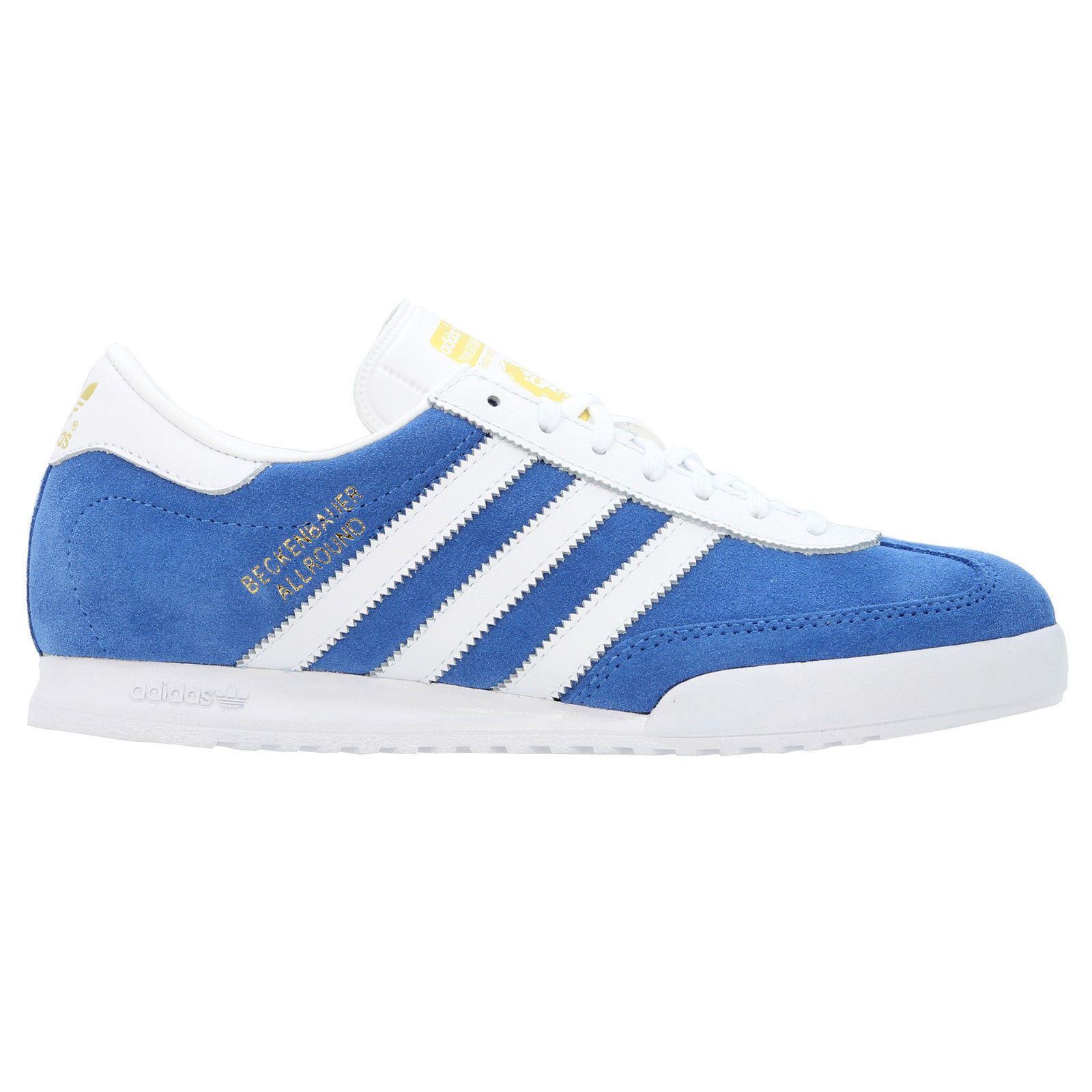adidas beckenbauer trainers blue