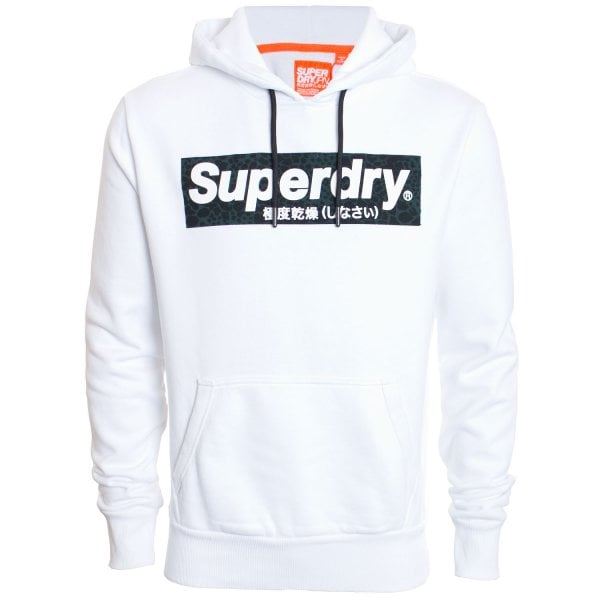 white hoodie superdry