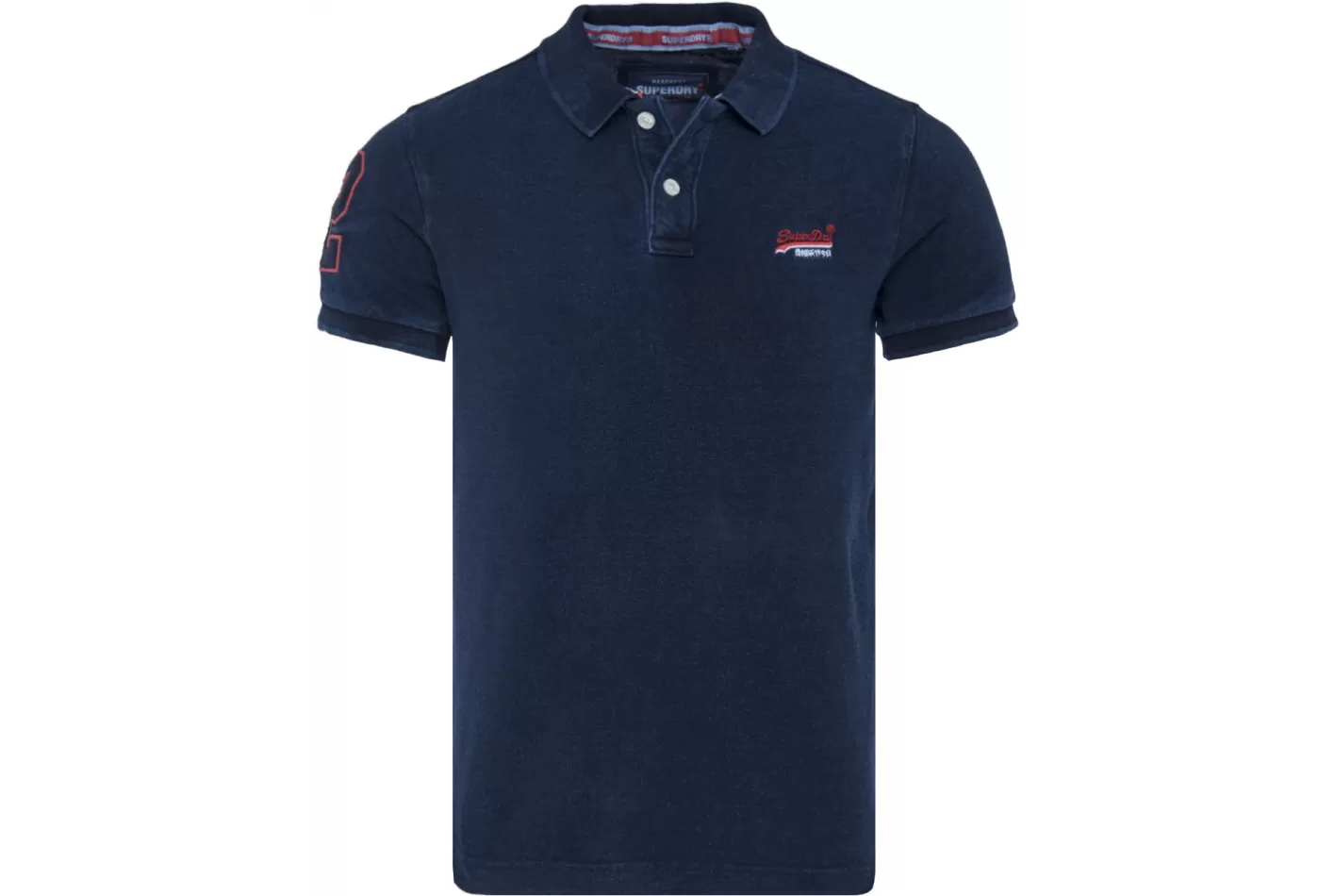 Superdry Men/'s Polo Shirt Classic Pique Navy Blue M11006ET Bdm Navy