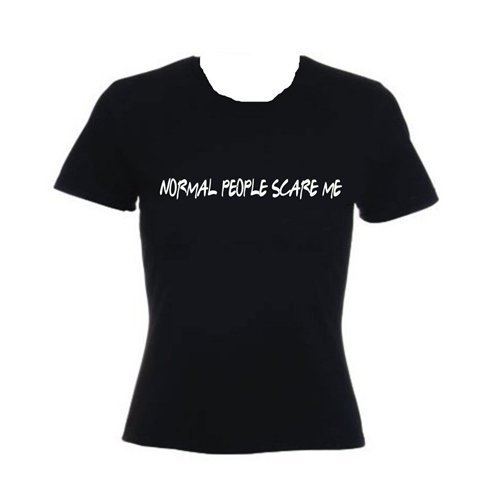 Camiseta para mujer Normal People Scare Me social incómoda adolescente extraña divertida - Imagen 4 de 6