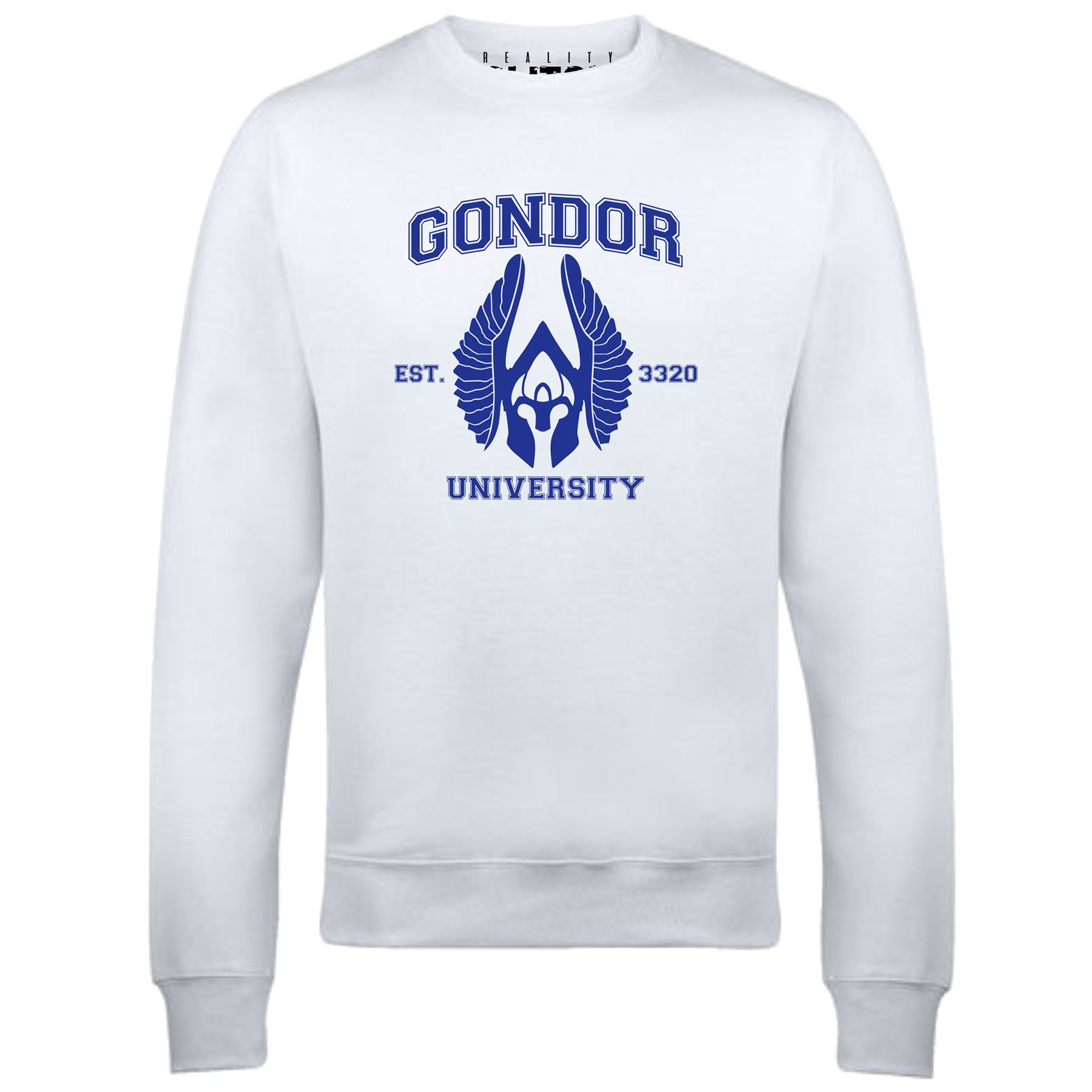 Gondor University Mens Sweatshirt Rings Hobbit Gandalf Frodo - Picture 13 of 17