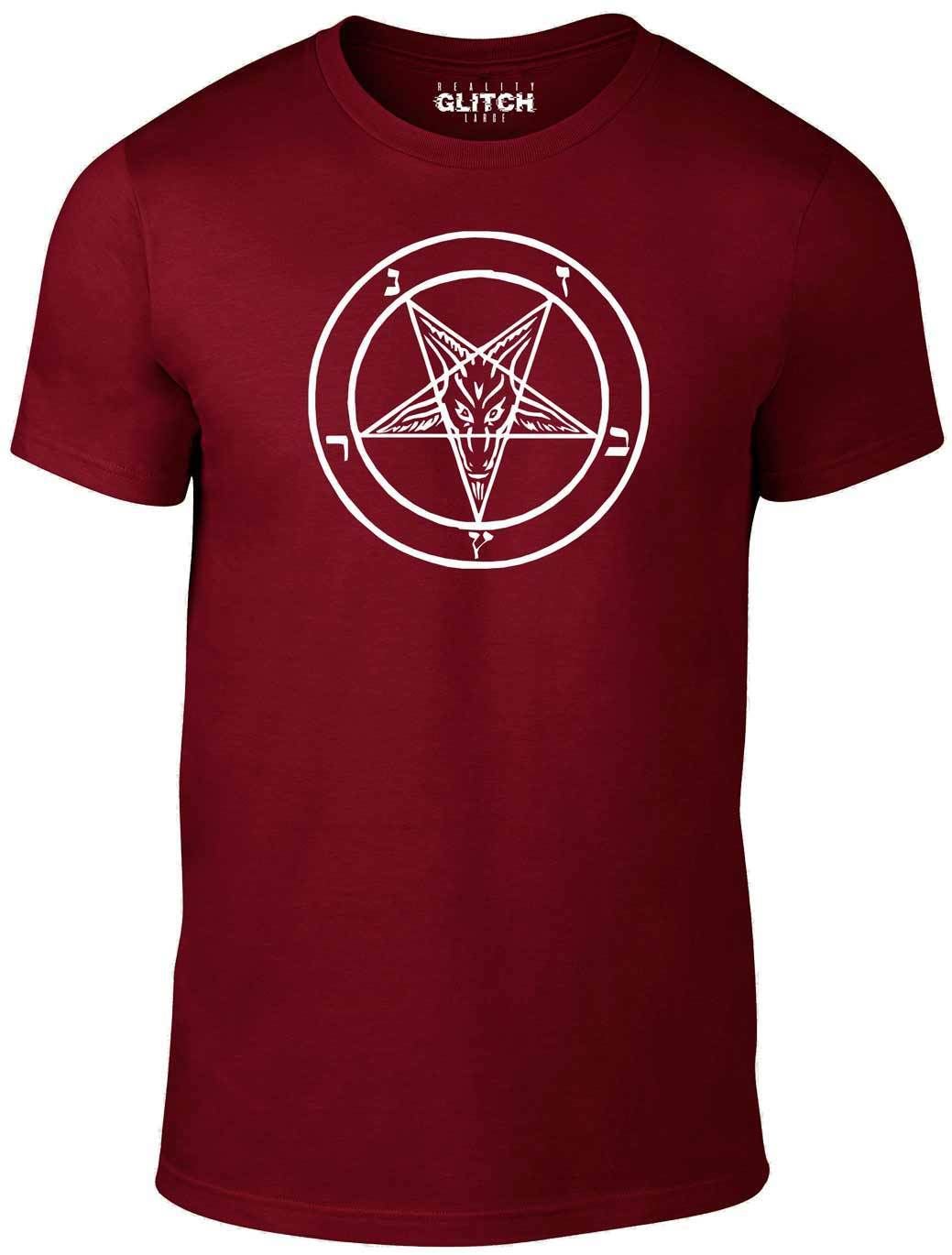 T-Shirt Baphomet Sigil - Maglietta divertente Satana retrò diavolo bibbia anticristo strega - Foto 12 di 29