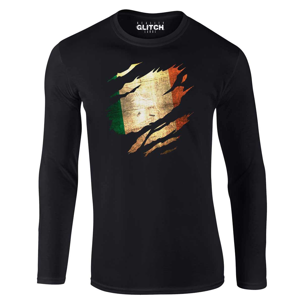 Reality Glitch Men's Canada Supporter Sweatshirt - Heavy Blend, Ribbed Cuffs & Waistband - View #3