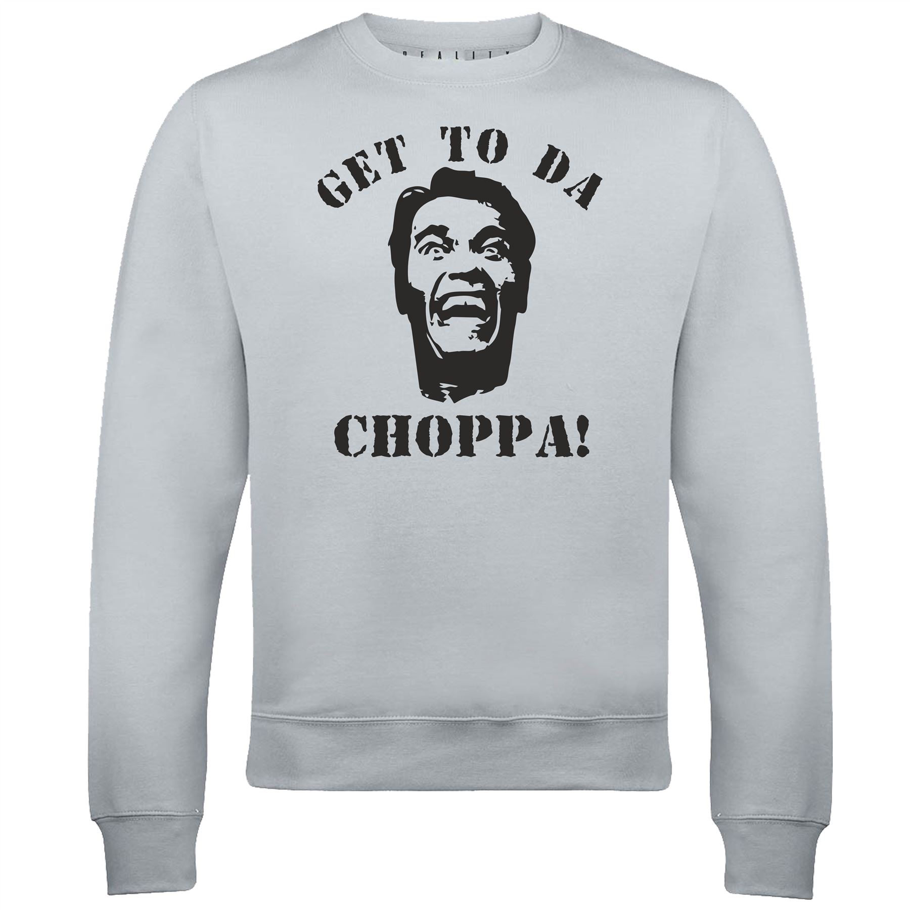 Get to Da Choppa Sweatshirt - Inspired by Predator film Arnie 80's retro sci fi - Picture 4 of 17