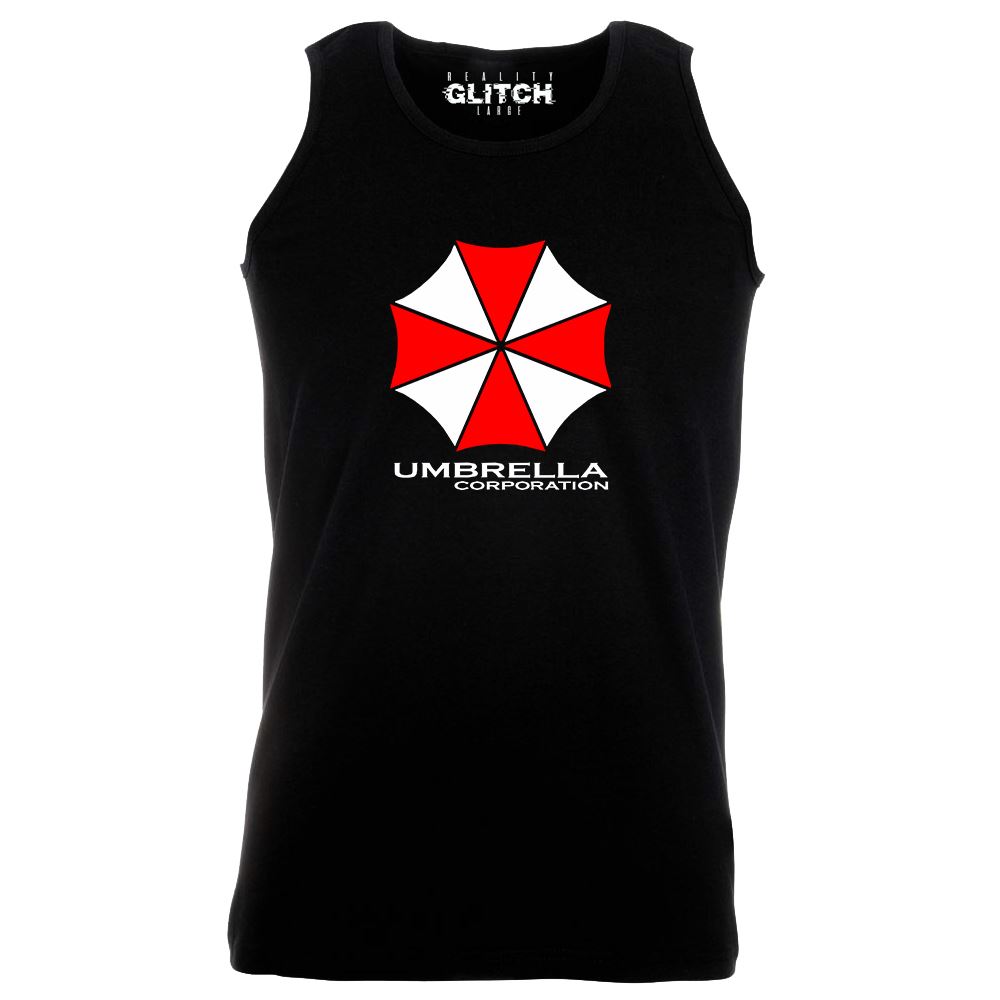 Umbrella Corporation Men's Vest Video Game Evil Resident Biohazard Gaming Gamer - Picture 4 of 15