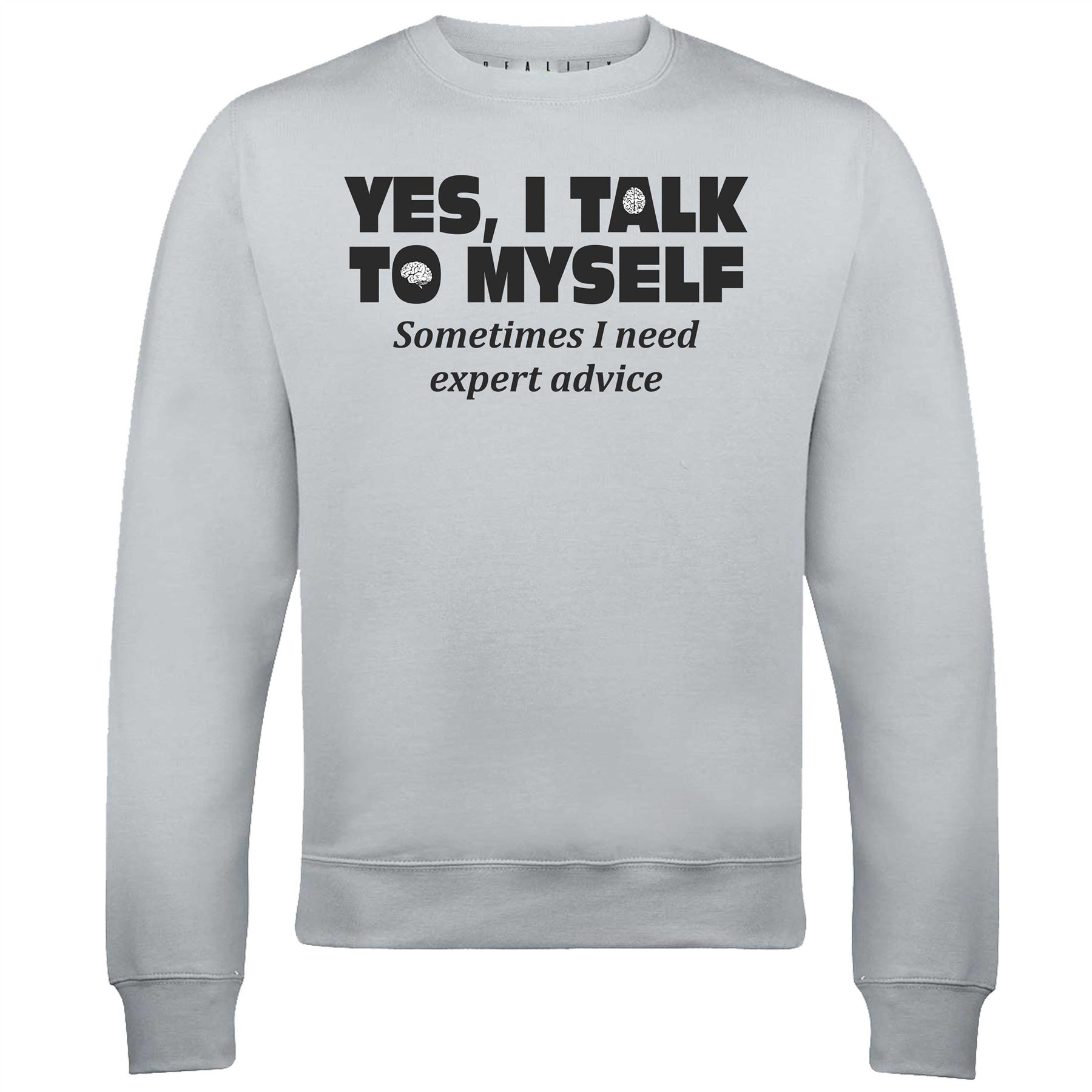 I Need Expert Advice Men's Sweatshirt - funny comedy gift present joke slogan - Picture 8 of 17