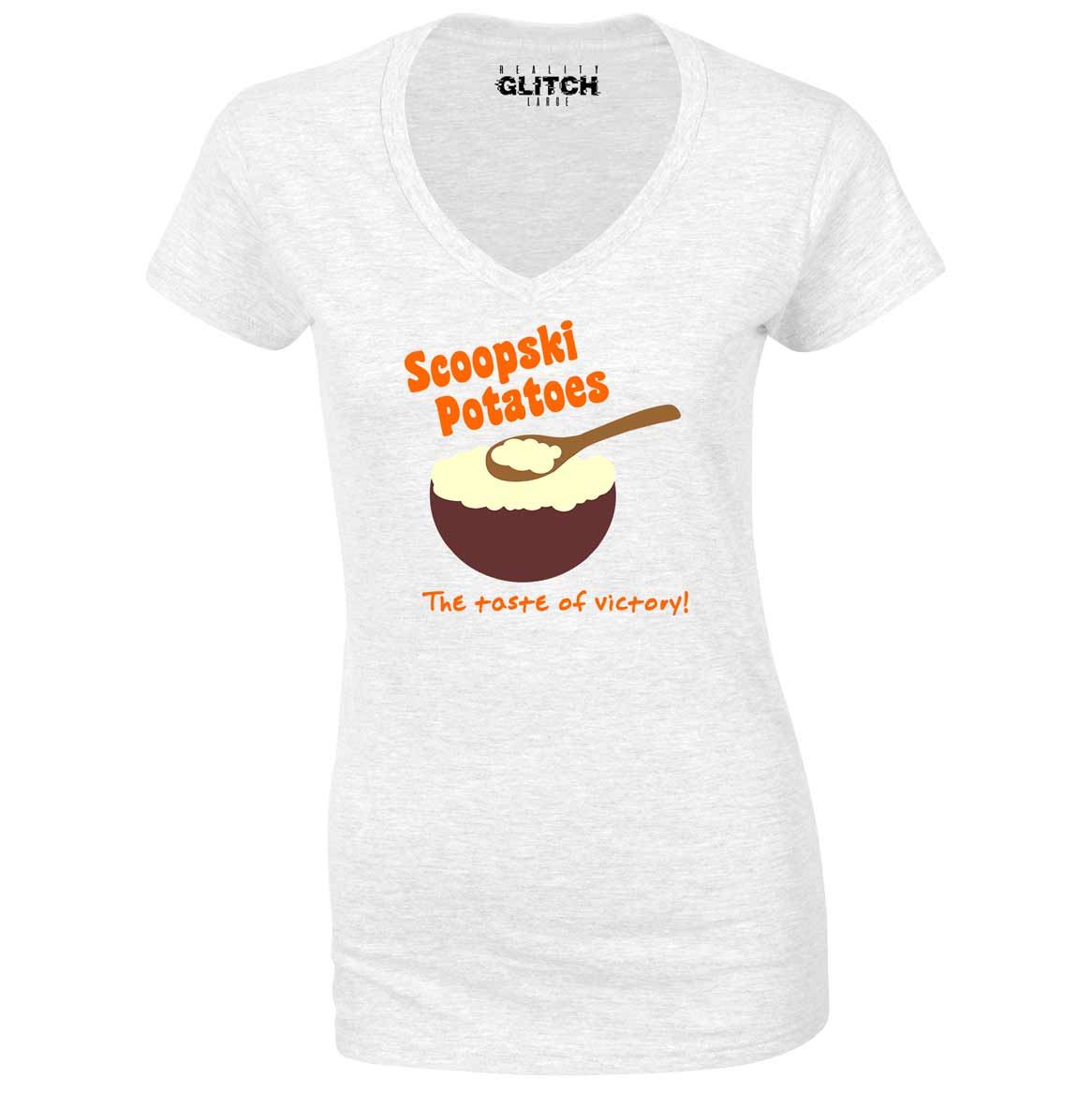 Scoopski Potatoes V-Neck Women's T 