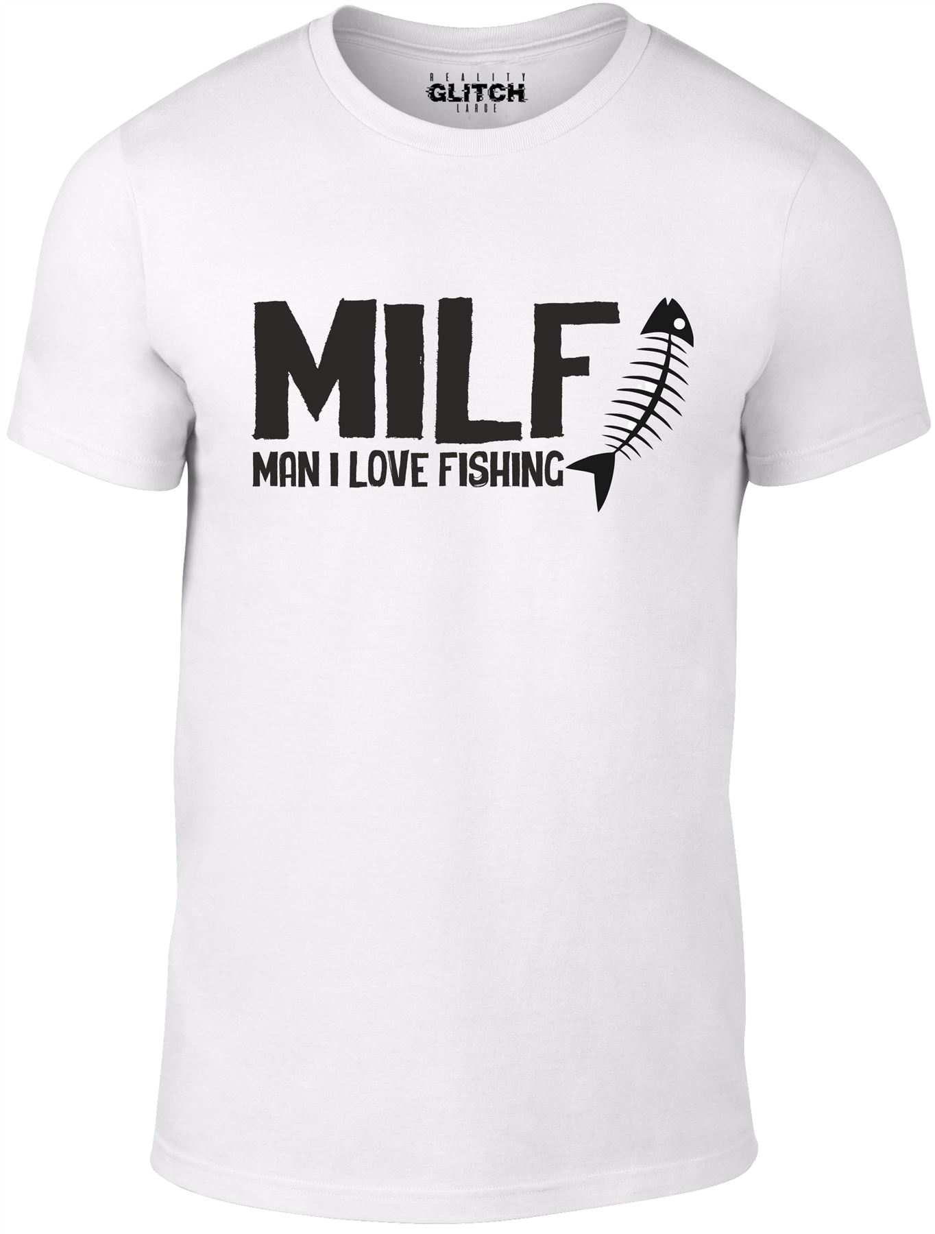 MILF Man I Love Fishing Hobbies Sports Funny Mens T Shirt Size S-XXL