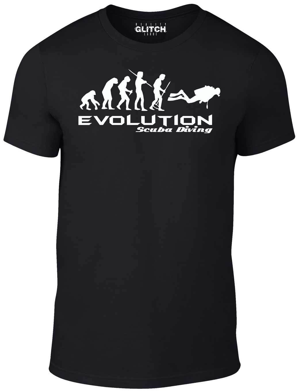 Evolution Of Scuba Diving Mens Funny T-Shirt Scuba Diver Evolution Of Scuba Diving Mens Funny T-Shirt Scuba Diver