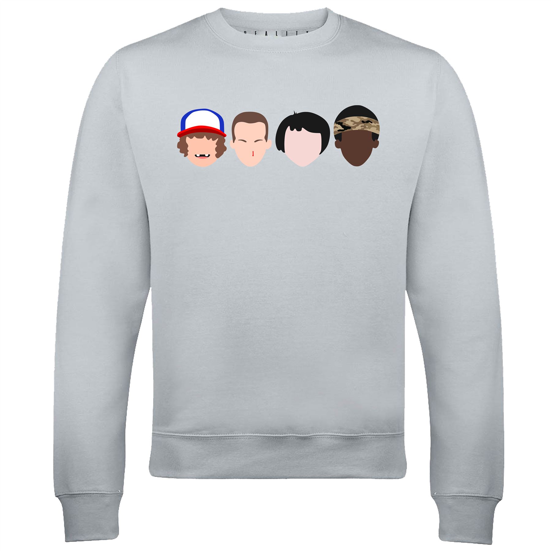 Stranger Faces Sweatshirt - GIFT BOX SET STRANGER ELEVEN THINGS HORROR DVD TV - Picture 4 of 16