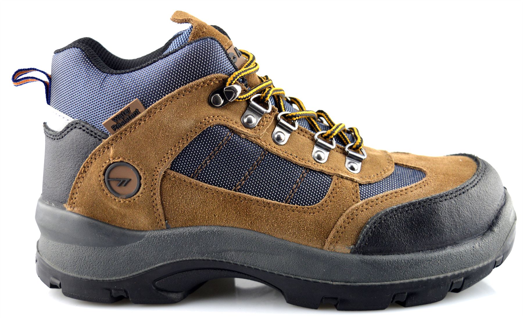Mens Hi Tec Waterproof Safety Hiking Lace Up Ankle Work Boots Shoes