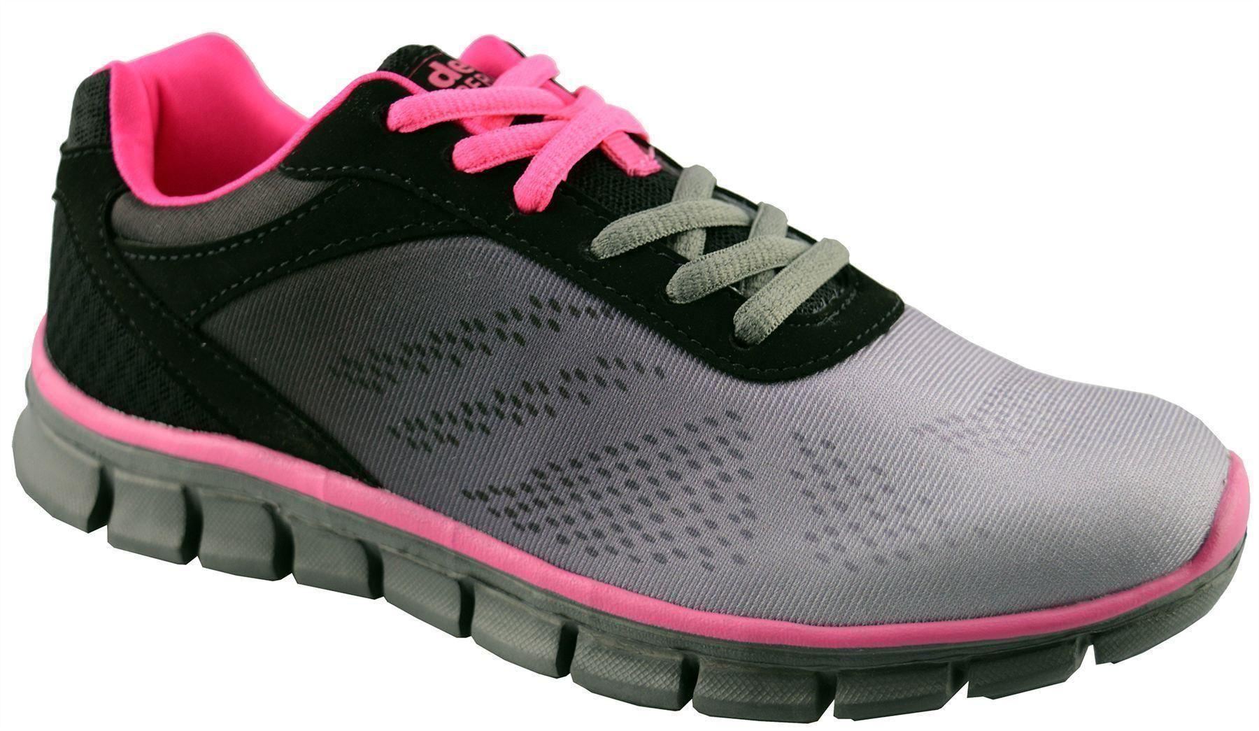 Ladies Womens Trainers Superlight Memory Foam Running Joggers Lace Up