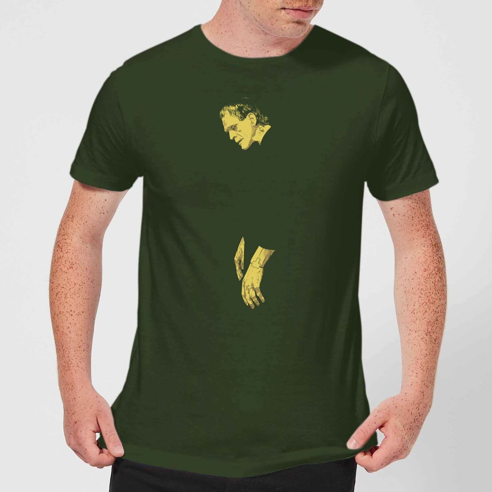 Official Universal Monsters Frankenstein Adults T-Shirt - Forest Green