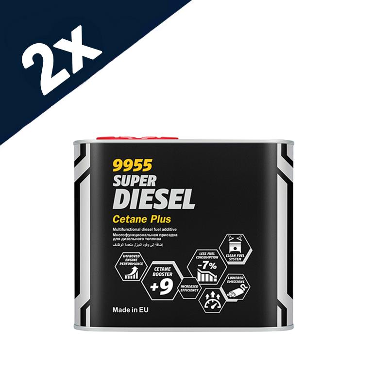 MANNOL Diesel Cetane Plus Cetan Booster + 9 Points Diesel Fuel Additive
