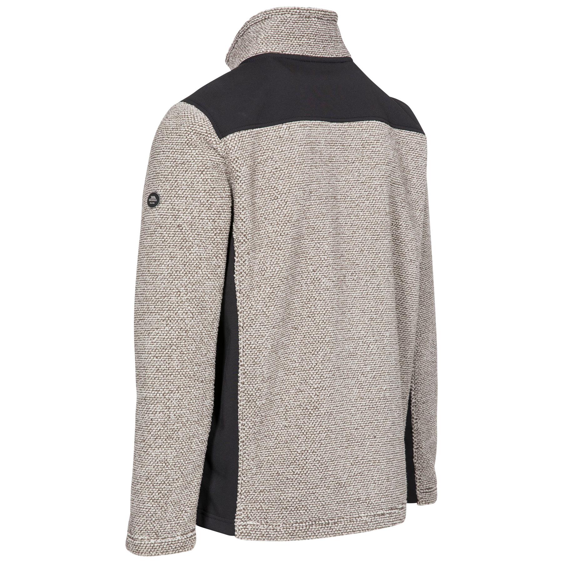Trespass Mens Faratino Full Zip Knitted Fleece Insulated Jacket - Picture 5 of 5