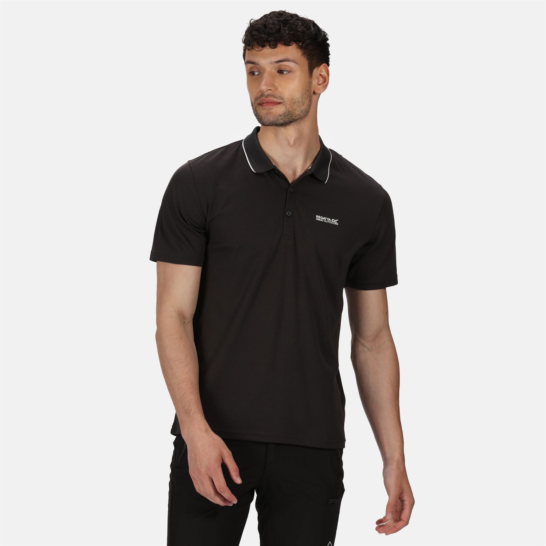 Regatta Mens Summer Polo Shirt S-4XL Coolweave Quick Dry Wicking T Shirt - Picture 3 of 62
